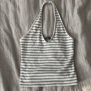 Brandy Melville striped halter top!